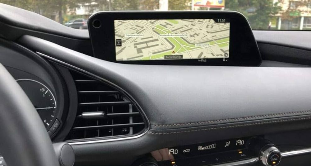 sistema gps mazda