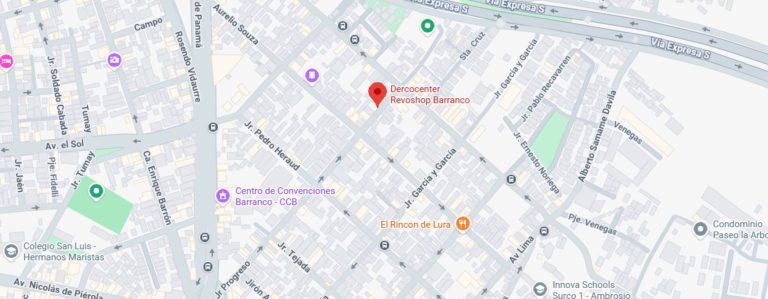 dercocenter locales revoshop barranco