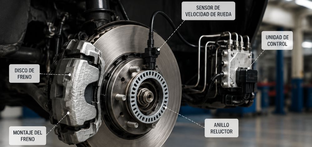 componentes sistema anti lock